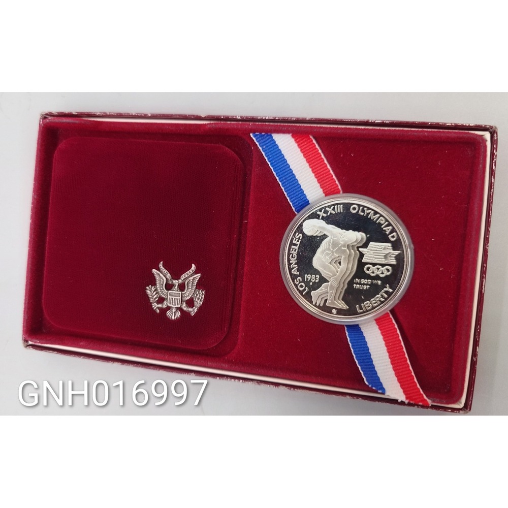 US Mint 1983 Los Angeles XXIII Olympiad Silver Dollar [GNH016997]